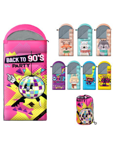 Saco de dormir Xelaro para niños 150 cm impermeable ligero