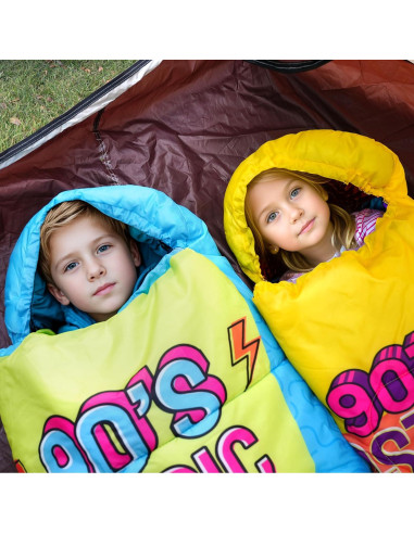 Saco de dormir Xelaro para niños 150 cm impermeable ligero