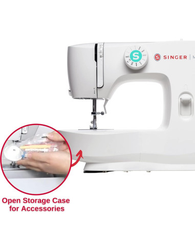 Máquina de Coser SINGER M1500 Ligera y Portátil con 57 Puntadas