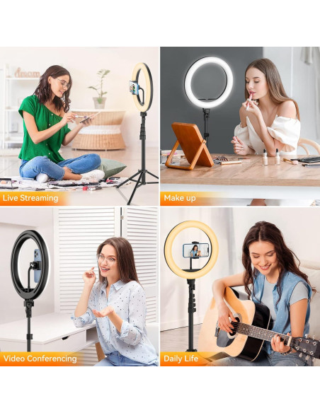 Luz de Anillo TODI 30 cm con Trípode Ajustable 160 cm