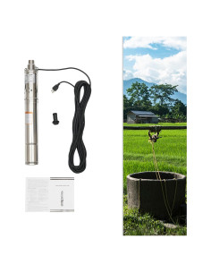 Bomba Sumergible de Pozo Profundo Uphilltool 0.75kW 2.5m/h