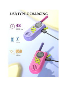 Walkie Talkies Recargables Inspireyes GL-508 para Niños 2