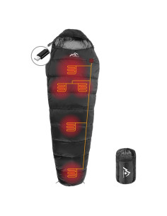 Saco de Dormir Calefaccionado Mantuole 230x90cm 5 Almohadillas