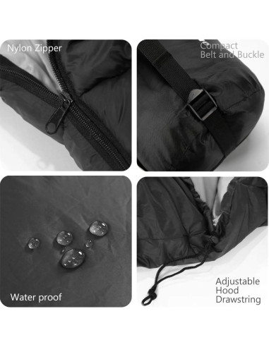 Saco de Dormir Calefaccionado Mantuole 230x90cm 5 Almohadillas