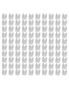 100 Clips Sujetadores para Tira de Luz LED 4.5-6mm Pastlla