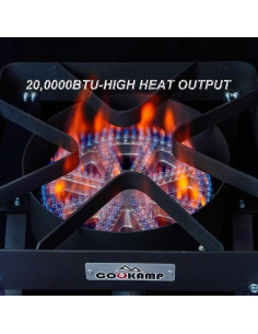 Cocina de Gas Propano Portátil Banjo SA1250 200,000 BTU 2