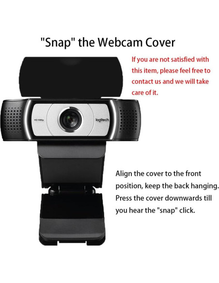 Cubierta de Privacidad Logitech C920 C922 C930 - Protección Webcam