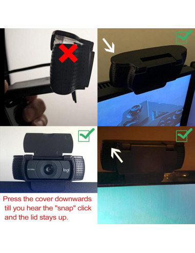 Cubierta de Privacidad Logitech C920 C922 C930 - Protección Webcam