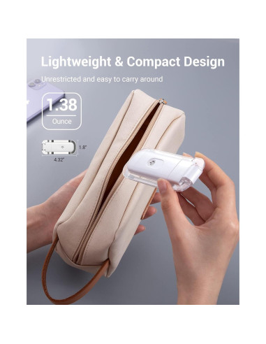 Luz de Lectura DEWENWILS Recargable USB con Clip 2 Niveles