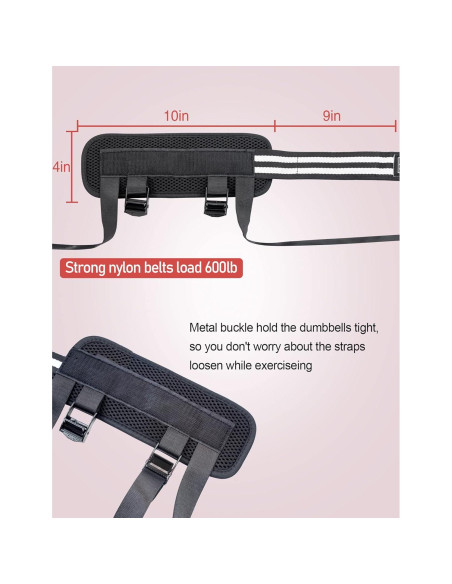 Correas de Tobillo para Mancuernas Serichamk Ajustables