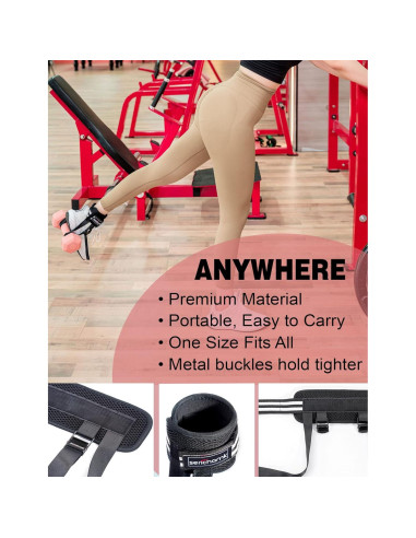 Correas de Tobillo para Mancuernas Serichamk Ajustables