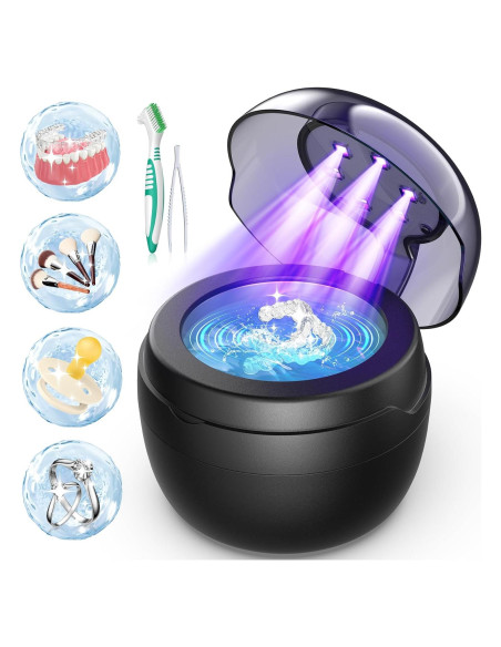 Limpiador ultrasónico Seepark 250ml para dentaduras y joyas Limpiador ultrasónico Seepark 250ml para dentaduras y joyas