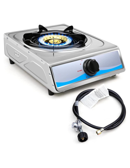 Cocina de Gas Portátil FORIMO de Acero Inoxidable 2.9 kW