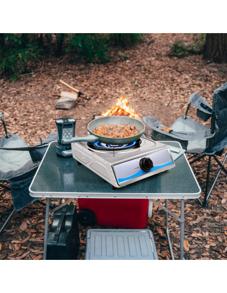 Cocina de Gas Portátil FORIMO de Acero Inoxidable 2.9 kW