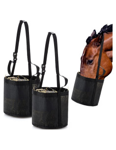 Bolsa de Alimentación para Caballos Sumind - 2 Pcs Malla Resistente