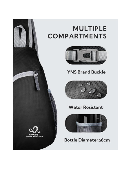Mochila Cruzada WATERFLY Pequeña Resistente al Agua 7L