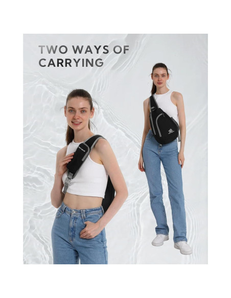 Mochila Cruzada WATERFLY Pequeña Resistente al Agua 7L