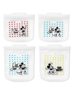 Bolsas de Almacenamiento Reutilizables Pyrex Mickey Mouse 4 Pzas