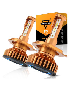 Auxbeam H4 9003 Luz de Niebla 14000LM 6500K para Vehículos