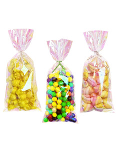 Bolsas de Celofán Holográficas Yotelab 10x23 cm - 100 Piezas