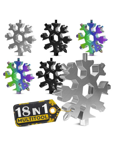 Multiherramienta 18 en 1 KETAR - Acero Inoxidable, Compacta