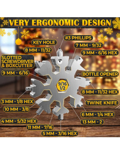 Multiherramienta 18 en 1 KETAR - Acero Inoxidable, Compacta 2