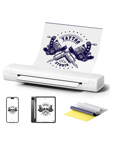 Impresora de Plantillas de Tatuaje Bluetooth Zoolion M08F