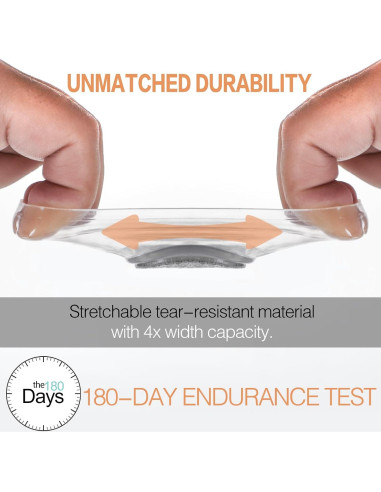 16 Protectores de Patas de Silla Silicona Transparente Antideslizantes