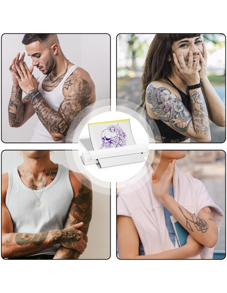 Impresora de Plantillas de Tatuaje Bluetooth Zoolion M08F