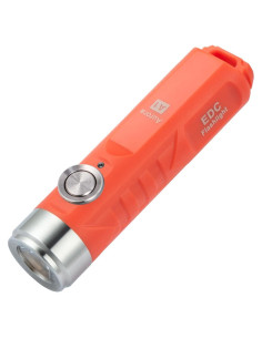 Linterna Recargable RovyVon A1 USB C 650 Lúmenes Anaranjada