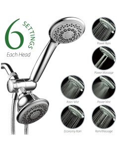 Cabezal de Ducha AquaStorm HotelSpa 30 Ajustes Alta Presión 2