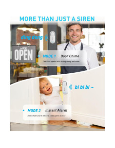 Alarma Inalámbrica Sanjie para Puerta y Ventana 120dB 2