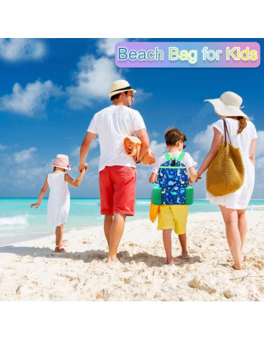 Mochila con Cuerda Dinosaurio Espacial Azul RHCPFOVR 38x46cm