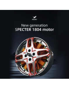 Motor sin escobillas HGLRC Specter 1804 2450KV para drones 3-3.5" 2