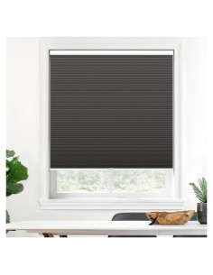 Cortinas Celulares Sin Cuerda LazBlinds 48x91 cm Opacas Negro