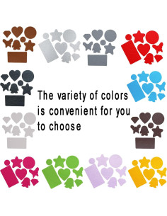 8 Parches de Reparación de Cuero Autoadhesivos Guokuai - Negro 2