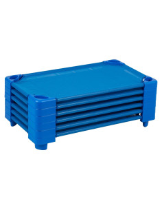 Cuna Apilable ECR4Kids para Niños Pequeños Azul 101.6x58.4 cm