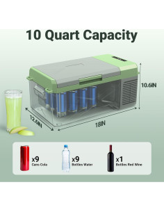Refrigerador de Coche BODEGACOOLER X9 10 Cuartos 12V/24V 2