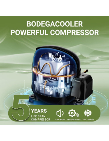 Refrigerador de Coche BODEGACOOLER X9 10 Cuartos 12V/24V