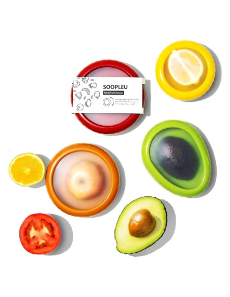 Set de 4 Contenedores de Almacenamiento SOOPLEU para Frutas