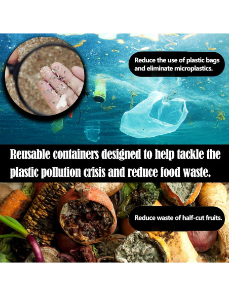 Set de 4 Contenedores de Almacenamiento SOOPLEU para Frutas