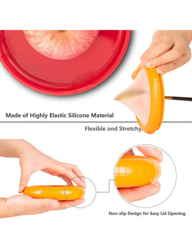 Set de 4 Contenedores de Almacenamiento SOOPLEU para Frutas