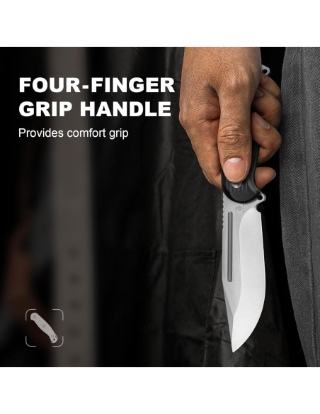 Cuchillo de Caza Kizer Ursa Major 11.3 cm Hoja AEB-L con Funda Cuchillo de Caza Kizer Ursa Major 11.3 cm Hoja AEB-L con Funda