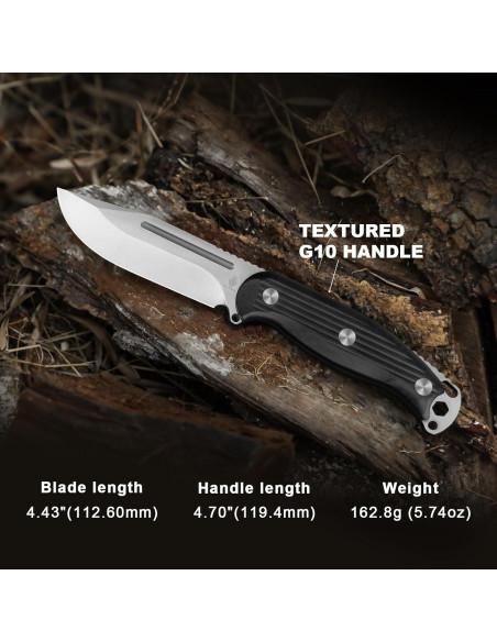 Cuchillo de Caza Kizer Ursa Major 11.3 cm Hoja AEB-L con Funda Cuchillo de Caza Kizer Ursa Major 11.3 cm Hoja AEB-L con Funda