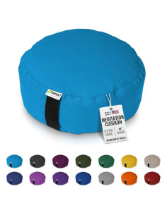 Cojín de Meditación Zafu Bean Products Redondo 35.5cm Aqua