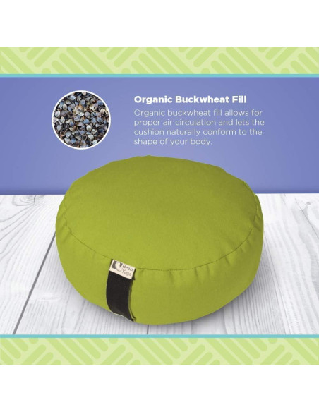 Cojín de Meditación Zafu Bean Products Redondo 35.5cm Aqua
