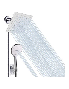 Cabezal de Ducha NearMoon 8" Acero Inoxidable Cromado