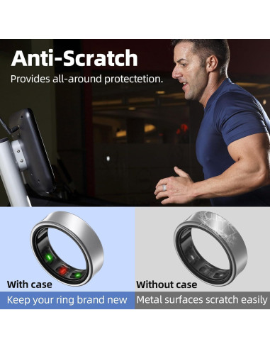 Cubierta de Silicona para Oura Ring Gen 4/3 - Protector Antarañazos