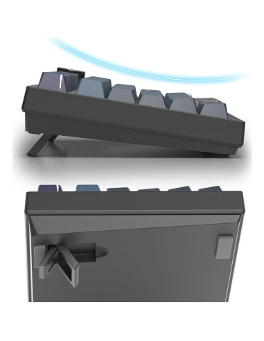 Teclado Mecánico Gaming Owpkeenthy 75% RGB 82 Teclas TKL