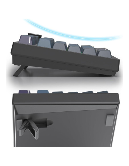 Teclado Mecánico Gaming Owpkeenthy 75% RGB 82 Teclas TKL